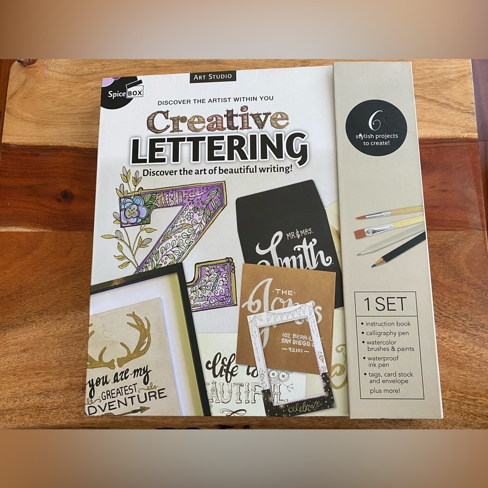 SpiceBox Creative Lettering Art Set